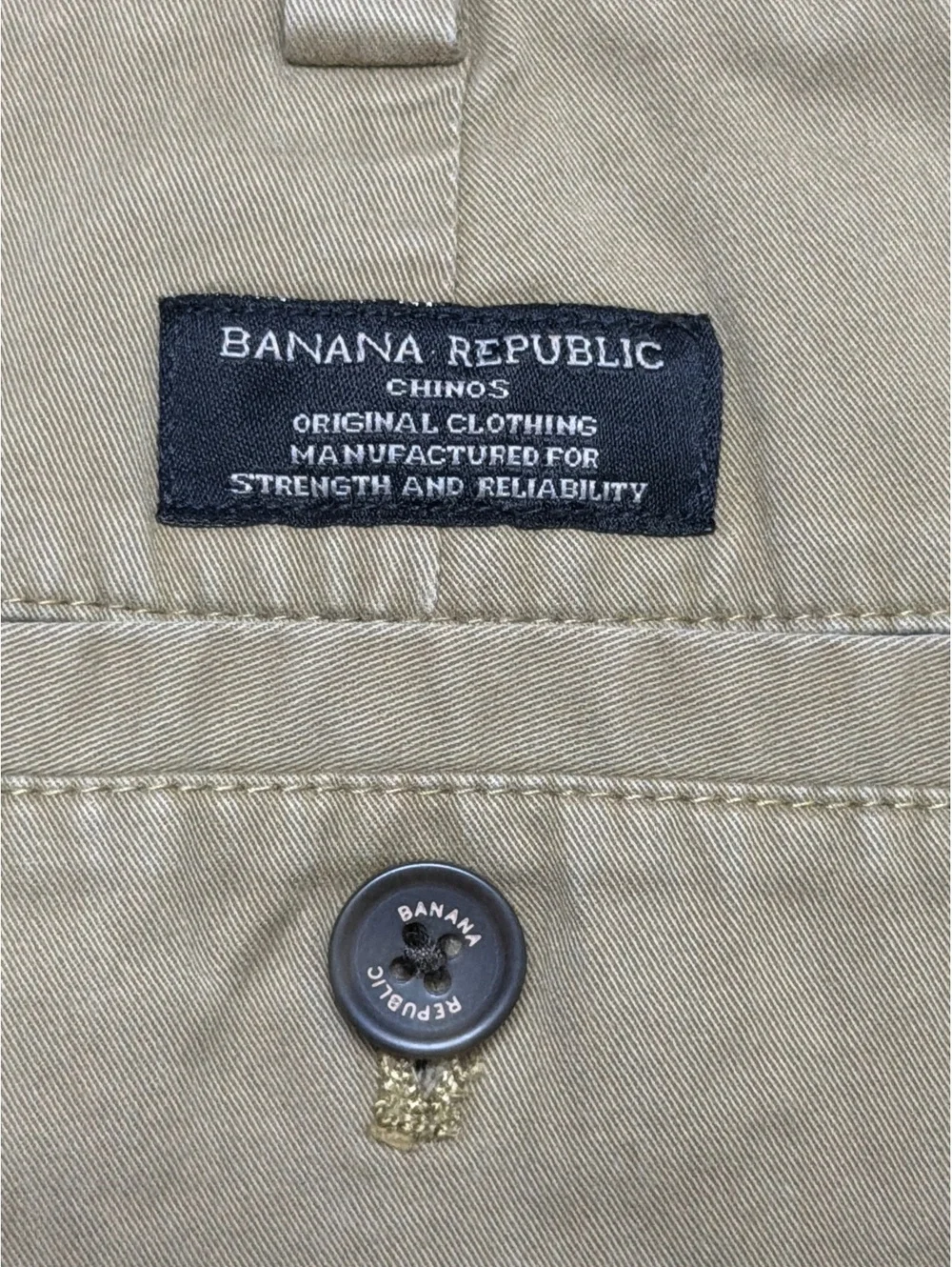156: Banana Republic Fulton Skinny Chino Pants Size - 38x32